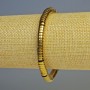 Bransoletka z hematytu w kolorze ciemnego złota, średnica 6×2 mm, długość 18 cm, elastyczna