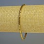 Bransoletka hematytu – drobne kosteczki, kolor złoty, średnica 3×3 mm, długość 18 cm, elastyczna