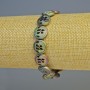 Bransoletka z hematytu w kolorze matowym z efektem kameleona, średnica 12×4,5 mm, długość 18 cm, elastyczna