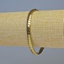 Bransoletka hematytowa «Wąż Zygzak Fala», kolor złoty, średnica 5×4×3 mm, długość 18 cm, elastyczna