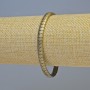 Bransoletka hematyt wężykowy splot żmijka, fala, kolor matowy brąz, średnica 5×4×3 mm, długość 18 cm, elastyczna