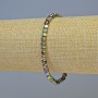 Bransoletka hematytu – kostki w kolorze tęczowym, matowo‑błyszczące, średnica 4×4 mm ±, długość 18 cm ±, elastyczna