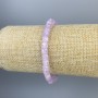 Bransoletka lawendowy ametyst fasetowany kubik 5×5 mm +-, długość 18 cm +- elastyczna