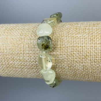 Bransoleta z prenitu fasetowana, średnica 14×12 mm, długość 18 cm, elastyczna