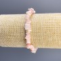 Bransoletka z różowego opalu – drobiny, średnica 8×3 mm, długość 18 cm, elastyczna