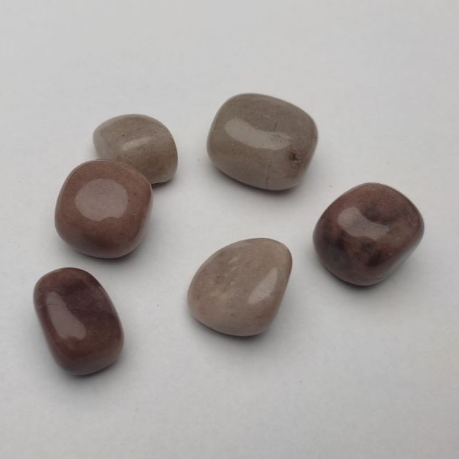 Rodohrozit fasetowany naturalny kamień pamiątkowy 22×17 mm (±) opakowanie 100 g