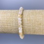 Bransoletka z fasetowanego cytrynu – kostka 6 mm, długość 18 cm, na elastycznej bazie