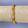 Bransoletka z cytrynu, kubik szlifowany, 5 mm, długość 18 cm, elastyczna