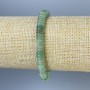 Bransoletka z nefrytu w formie rondeli, średnica 6×2 mm, długość 18 cm, na elastycznej nici