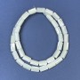 Koraliki perłowe fasetowane na nitce 10×6 mm, długość 39 cm +/-