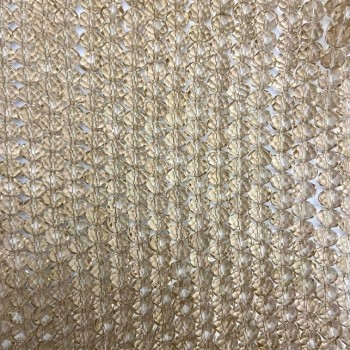 Koraliki bursztynowe z czeskiego kryształu 8x6 mm