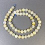 Koraliki labradorytu – gładkie kulki 8 mm na nitce ± długość 39 cm