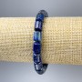 Bransoletka z lazurytu w cylindrach, średnica 12x8 mm, długość 18 cm, elastyczna