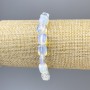 Bransoletka z kamieniem księżycowym fasetowanym, średnica 11×8 mm, długość 18 cm, elastyczna