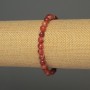 Bransoletka z agatu - gładkie kuleczki o średnicy 6 mm, długość około 18 cm, elastyczna