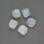 Kamień naturalny – kamień księżycowy, samorodki fasetowane bez otworu 16×14 mm (+-) (za 100 g±)