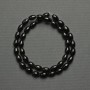 Koraliki agatowe w ziarnie, średnica 9×6 mm ± na nitce, długość ok. 39 cm ±