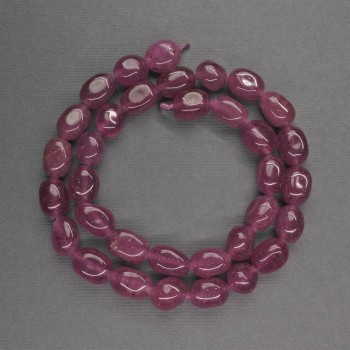 Koraliki fasetowane z turmalinu, średnica 8×12 mm, długość 39 cm ±
