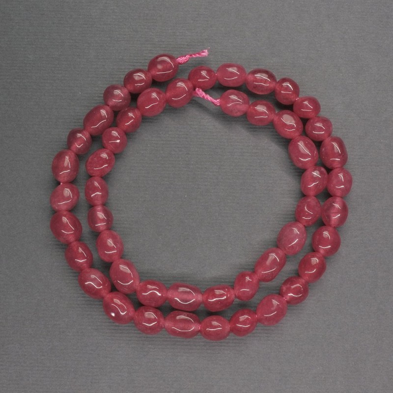 Koraliki turmalinu fasetowane, średnica 7×8 mm, długość 38 cm