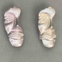 Broszka Akcent Osoba kolor srebrzysto-fioletowy miks 55×24 mm ±, srebrzysty metal