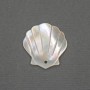 Wisiorek z naturalnego połysku perły - Muszla 22×22 mm