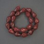Koraliki z turmalinu w kształcie kropli, średnica 18×13 mm, na nici, długość 38 cm