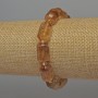 Bransoletka z fasetowanym cytrynem, cylindryczna, średnica 14×9 mm ±, z koralików 4 mm ±, długość 18 cm ±, elastyczna