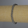 Bransoletka z terahercu – gładka kuleczka, średnica 5 mm ±, długość 18 cm ±, elastyczna