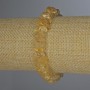 Bransoletka z cytrynem fasetowanym 10×4 mm, długość 18 cm, elastyczna