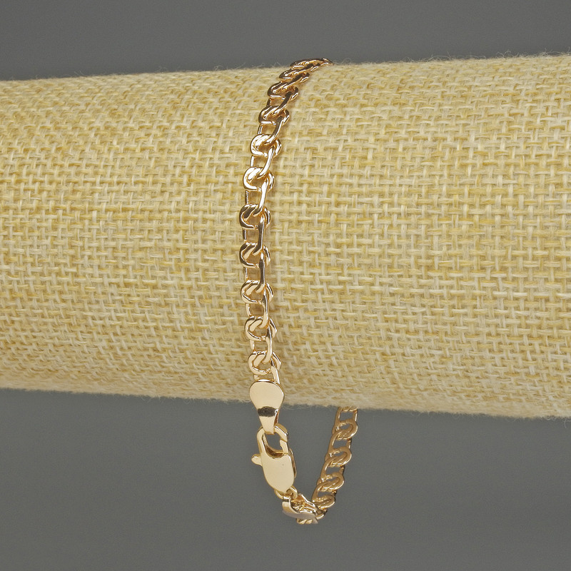 Bransoletka Xuping Pozłocenie 18K, długość 19 cm, grubość 4 mm+
