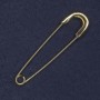 Broszka-szpilka z złoconego metalu, 20×77 mm