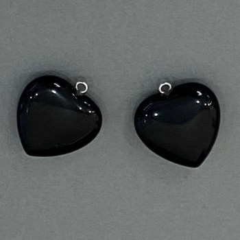 Wisiorek Serce z agatu 25×25×27 mm+