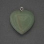 Wisiorek Serce z nefrytu 25×25×27 mm+
