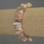 Bransoletka z masy perłowej w drobinkach, średnica 12-15×2-5 mm, długość 18 cm, elastyczna