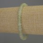 Bransoletka z nefrytu w formie rondeli, średnica 6×4 mm, długość około 18 cm, elastyczna