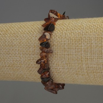 Bransoletka z bursztytu – fragment 7×4–5 mm ±, długość 18 cm ±, elastyczna
