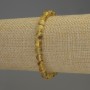 Bransoletka z bursztynu, gładkie kuleczki, średnica 6–6,5 mm, długość 18 cm, elastyczna