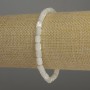 Bransoletka z cylindrycznych mas perłowych, średnica 6×5 mm, długość 18 cm, elastyczna