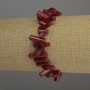 Bransoletka z koralu w formie słupków, średnica 8–15×3–5 mm, długość 18 cm, elastyczna