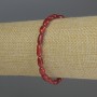 Bransoletka z koralu „Ziarno”, średnica 10×5 mm, długość 18 cm, elastyczna