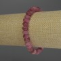 Bransoletka z turmalinem w rondelu, średnica 8×5 mm, długość 18 cm, elastyczna
