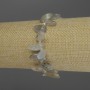 Bransoletka z labradorytu – odłupki, średnica 14–20×5–7 mm ±, koraliki 3 mm ±, długość 18 cm, elastyczna