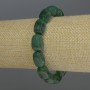 Bransoletka z agatu w formie baryłek, średnica 14x10 mm, długość 18 cm na elastycznej bazie