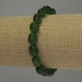 Bransoletka z chryzoprazem, fasetowana, średnica koralików 11 x 8 mm, długość 18 cm, elastyczna