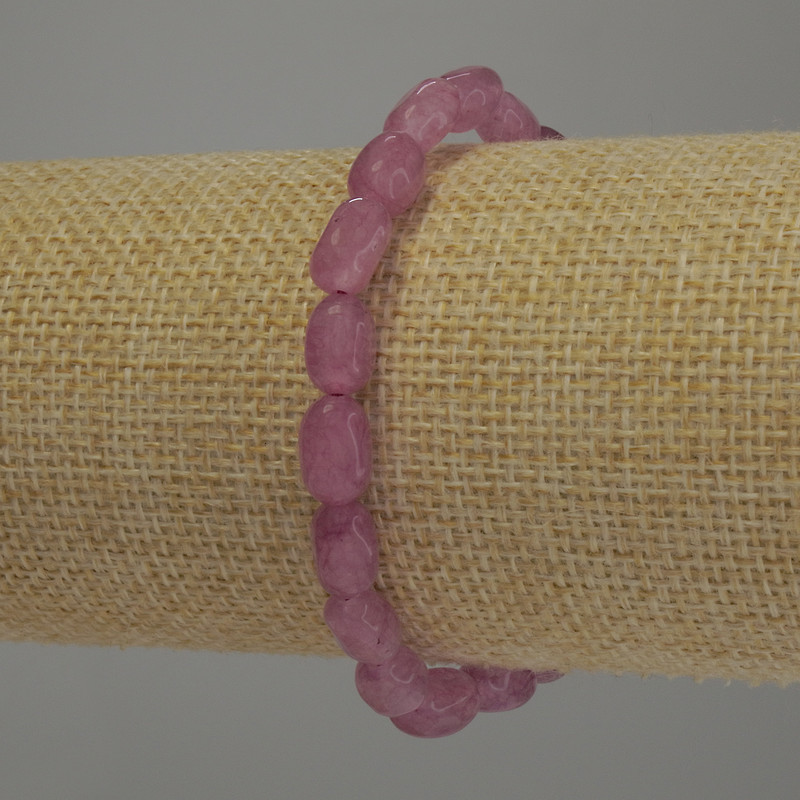 Bransoletka z turmalinu fasetowanego, średnica 9x6 mm, długość 18 cm, na elastycznej gumce