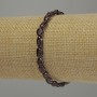 Bransoletka z granatu, fasetowane kulki, średnica 6–8×5 mm, długość 18 cm, elastyczna
