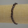 Bransoletka z granatu fasetowanego, średnica 6×5 mm, długość 18 cm, elastyczna
