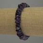 Bransoletka z ametystu galetowana, średnica 8–11×4 mm, długość 18 cm, na elastycznej gumce
