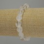 Bransoletka z górskiego kryształu, fasetowana, średnica 9–14×10 mm, długość 18 cm, na elastycznej gumce