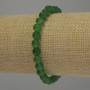 Bransoletka z chryzoprazem, gładka kuleczka, średnica 6 mm +/-; długość 18 cm, elastyczna